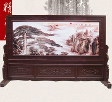 晉城京風古韻家居用品 紅木家具與墻布的典雅融合